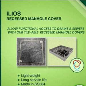 Recessed manhole covers